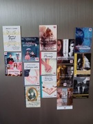 Komplet magnesów na lodówkę 15 szt w zestawie - okładki książek romansów