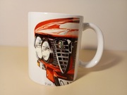 Kubek 330 ml biały Alfa Romeo Giulia old&new samochód auto prezent