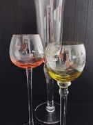 **WYSOKIE kieliszki likier szampan 1960+