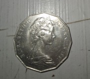 ELIZABETH II AUSTRALIA 1981 50 FIFTY CENTS