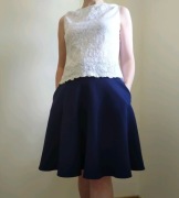 Spódnica Orsay 36 +koronkowy top