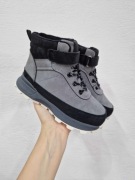 Nowe ocieplane buty zimowe kozaki chłopięce szare botki r. 26 (16 cm)