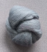 Czesanka wełna czesankowa szary 15g