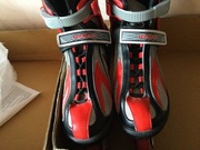 Rolki Genesis dla dzieci regulowane czerwono czarne rozmiar 35-40