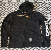NYPD Bluza Black Zip NOWA z METKAMI