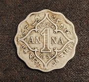 1 anna 1925 Indie