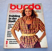 Burda Moden 3/1980 + wykroje Vintage Moda szycie krawiectwo patenty