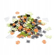 Konfetti upiorne dekoracyjne metaliczne Halloween 3 sztuki