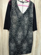 Sukienka rozmiar 40 wizytowa  ze złotą nitką 