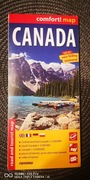 Canada mapa laminowana. 