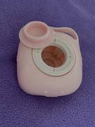 Sylikonowa szczotka z pojemnikiem na szampon dla zwierząt 