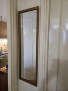 Lustro vintage złota rama