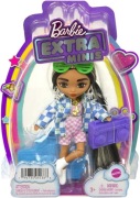 BARBIE EXTRA Minis Lalka Czarne Włosy HGP64