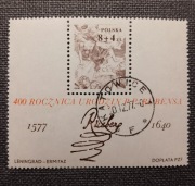 Polska blok 100 kasowany 400. rocznica urodzin P. P. Rubensa 1977r nr 26