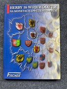 2 zł GN- Herby Województw 16 monet z lat 2004-2006 komplet w albumie