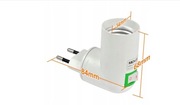 Zlodziejka gniazdka 230v 220v na zarowke E27 ADAPTER 