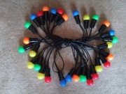 Girlanda 30 LED 230v 16,8m 5 kolorów e27 duża