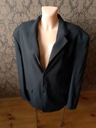 czarna marynarka prążkowana