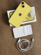 Apple iPhone 14 128GB Yellow Żółty | 92% baterii | Stan bardzo dobry