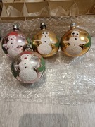 Bombki choinkowe prl bałwanki B10 