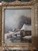 Anton Muller olej na plotnie