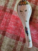 Stara śliczna chińska łyżeczka porcelanowa lata 70-te XXwieku