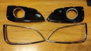 Hyundai ix35 kratki atrapy zderzaka / halogenów lewa + prawa oryginał