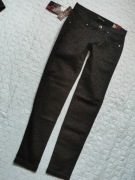 SISLEY skinny spodnie jeansy dżinsy W 25 L 29 XS 3