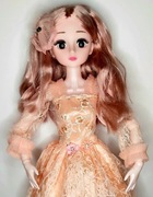 LALKA KSIĘŻNICZKA 60 CM ZAMYKA OCZY RUCHOME STAWY