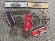 Zestaw odznaczeń krzyż żelazny - kopie  III Rzesza Niemcy 