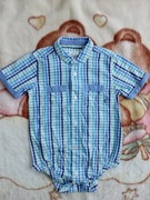 Eleganckie koszulobody koszula body w kratkę Cool Club 92 jak nowe nowa