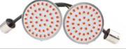 Kierunkowskazy LED czerwone średnica 5 cm 12V komplet 2 sztuki