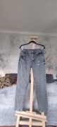 Szare jeansy Mom's Fit high waist FB sister M