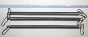 Sprężyna naciągowa nierdzewna 1mm x 15 x 320, 3 sztuki