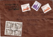 Całość pocztowa dopłaty: cztery znaczki w bloku dopłaty po 2,00zł