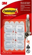 3M Command przezroczyste haczyki samoprzylepne, 6szt.