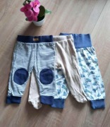 Spodnie bawełniane niemowlęce na 68 cm