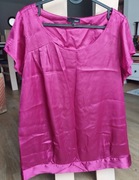 Satynowa bluzka z krótkim rękawkiem NEXT rozmiar 14