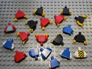 KLOCKI LEGO FIGURKI LUDZIKI TORSY UNIKATOWE ELEMENTY  OD 1ZŁ LICYTACJA