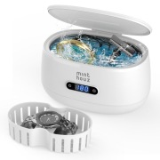 Myjka ultradźwiękowa 600ml 5 trybów do okularów, biżuterii i zegarków