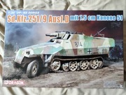 Sd.Kfz.251/9 Ausf.D 75mm Kanone 1/35Dragon na Wypasie z dodatkami i obsługą