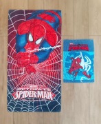 Ręcznik kąpielowy plażowy Spider-Man 70 x 135 + gratis do rąk 40 x 55