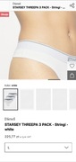 Stringi DIESEL- 3 PACK Women's Thong Size L