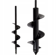 Zestaw wierteł do gleby 2 szt. wiertło otwornica do ziemi Ø 4 i Ø 8 świder 