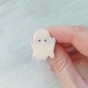 Broszka "Duch", prezent, na urodziny, Halloween 