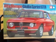 Model ALFA ROMEO GIULIA SPRINT GT - TAMIYA 1:24 - Jak Nowy  OKAZJA !!