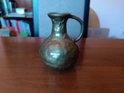 Dekoracyjny dzbanek mosiężny. VINTAGE! Ręcznie odlewany. 