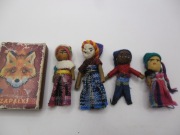 KOMPLET LALEK DO DOMKU DLA LALEK ARTYSTYCZNA ROBOT