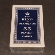 Karty do gry THE KING OF DIAMONDS, pełna talia 55k, folia NOWE