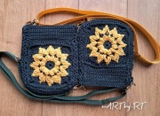 Torebka szydełkowa/ etui na telefon